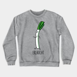 Funny leek (b) Crewneck Sweatshirt